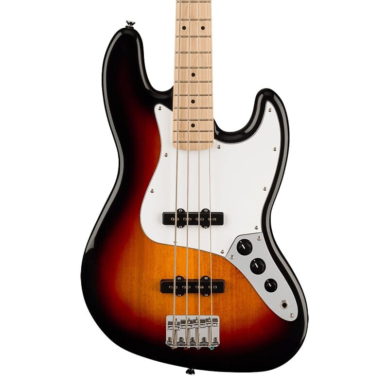 

Басс гитара Squier Affinity Series Jazz Bass - Maple Fingerboard, White Pickguard, 3-Color Sunburst