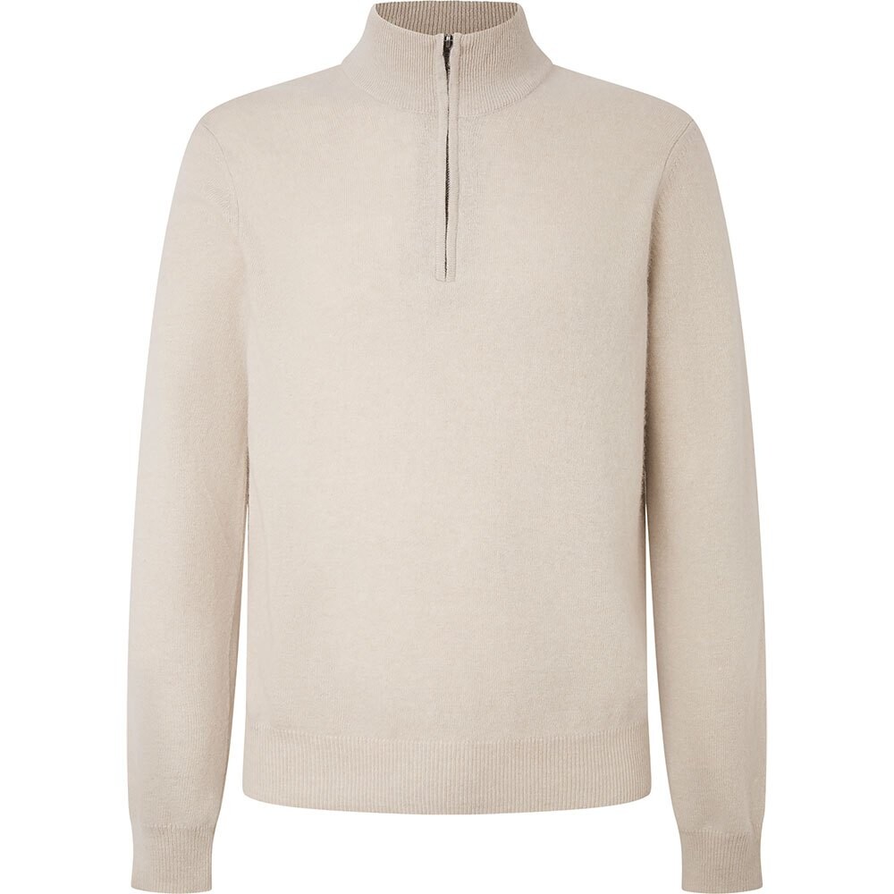 

Свитер Hackett Merino Half Zip, бежевый