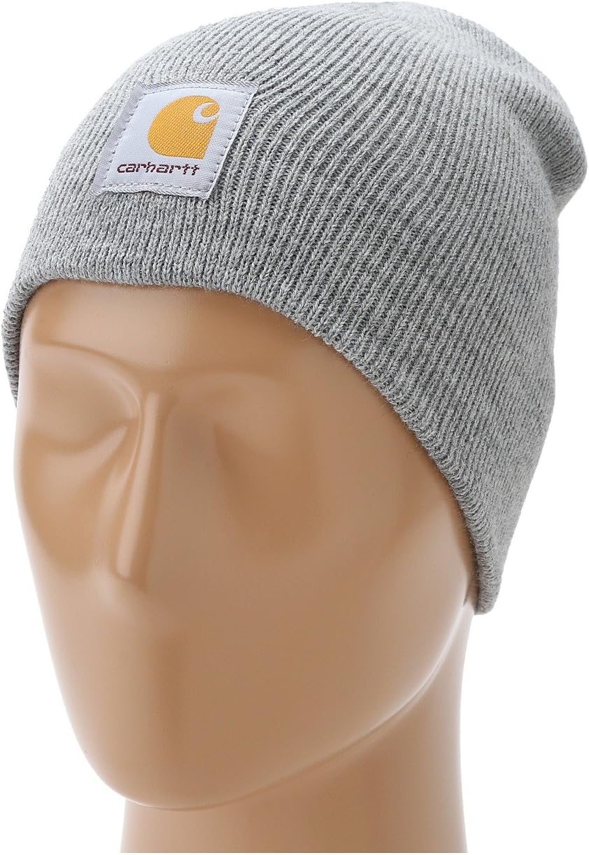 

Акриловая вязаная шапка Carhartt, цвет Heather Grey