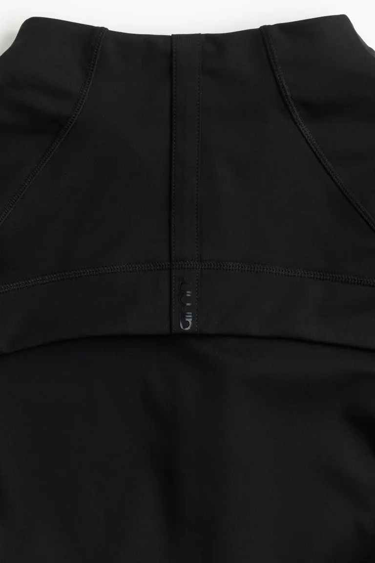 

Моделирующая куртка на молнии H&M, черный