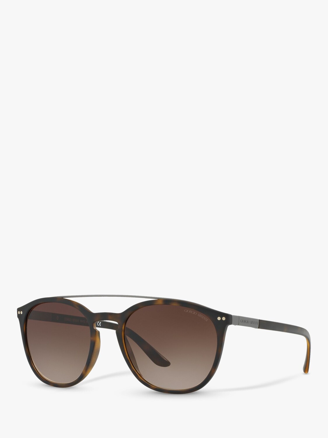 

Женские овальные солнцезащитные очки Giorgio Armani AR8088, черепаховый/коричневый с градиентом