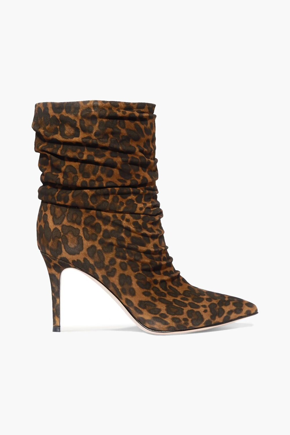 

Замшевые ботильоны Cecile 85 с леопардовым принтом Gianvito Rossi, цвет Animal print