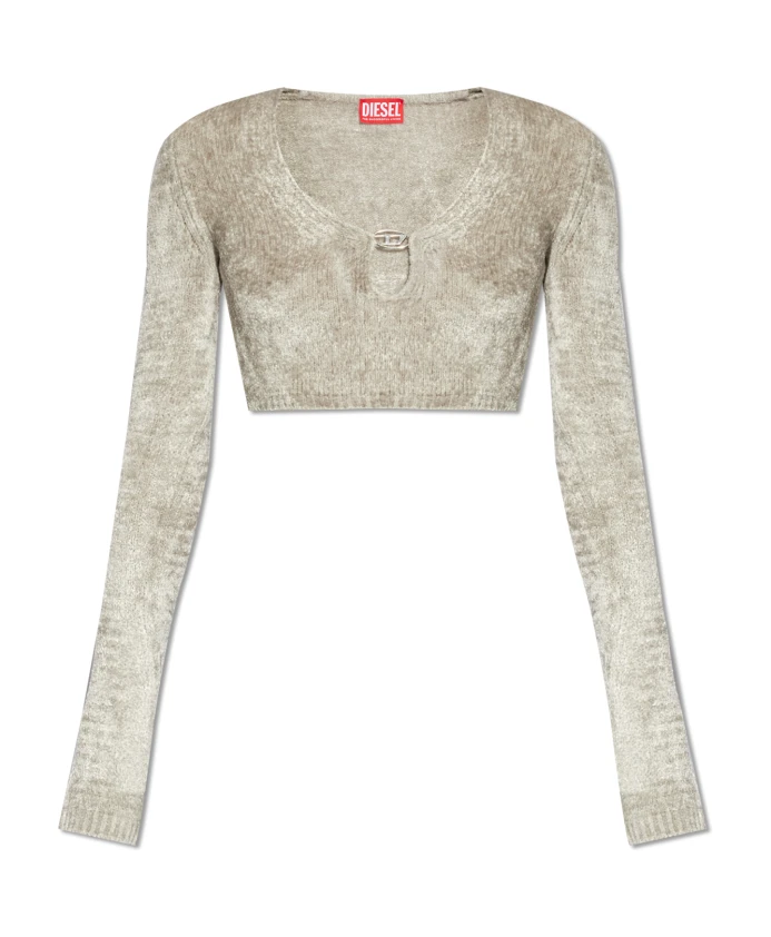 Топ M Cheryl из синели Diesel, серый