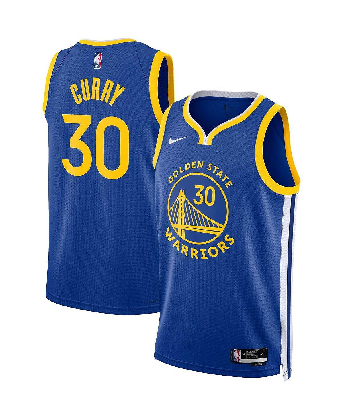 

Мужская и женская майка Стивена Карри Royal Golden State Warriors 2022/23 Swingman — Icon Edition Nike