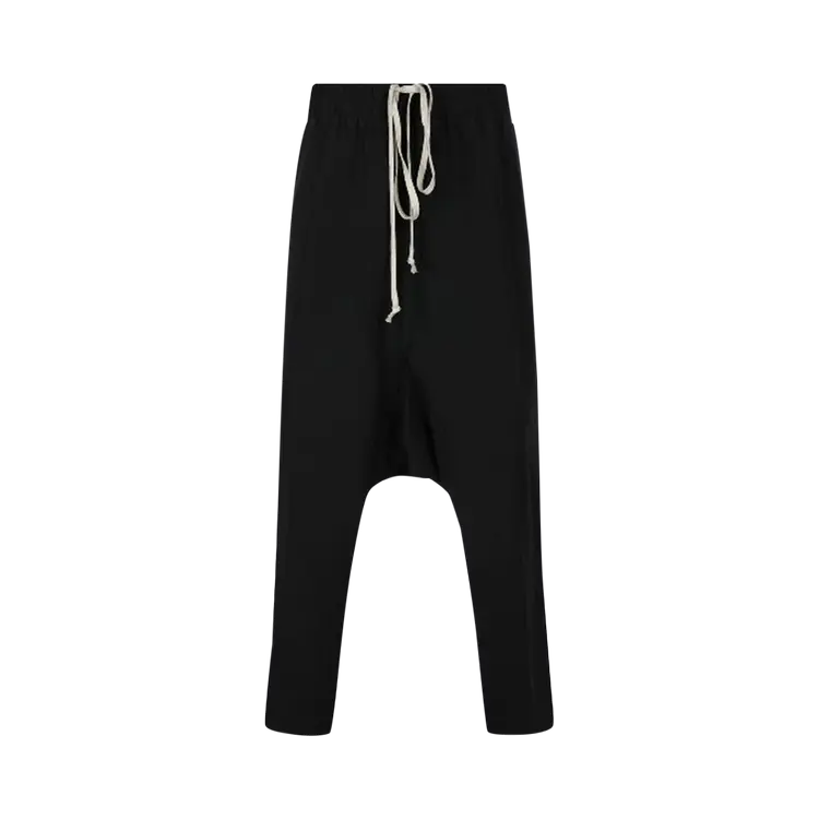 Брюки Rick Owens Drawstring Cropped 'Black', черный