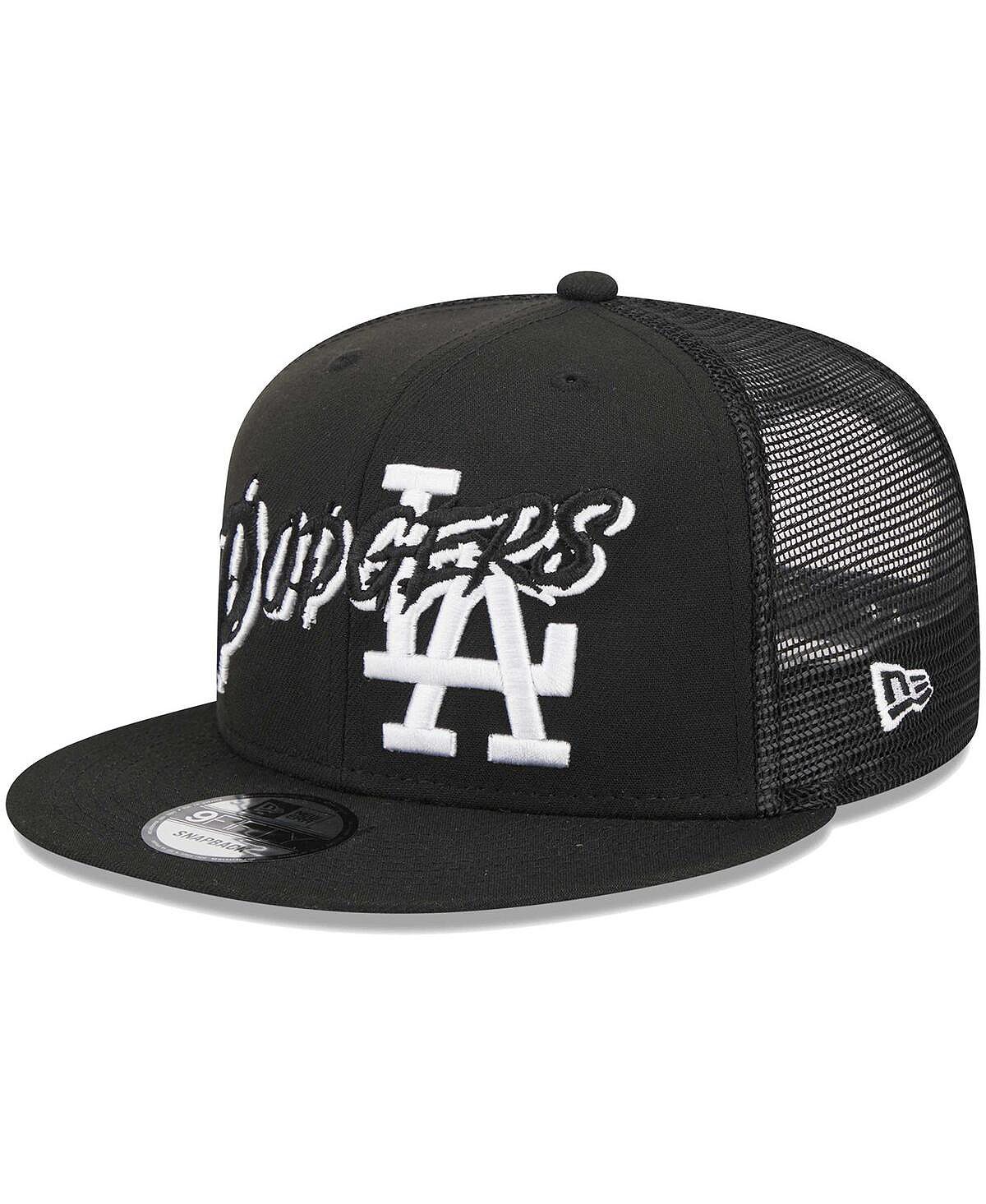 

Мужская черная бейсболка Los Angeles Dodgers Street Trucker 9FIFTY Snapback New Era