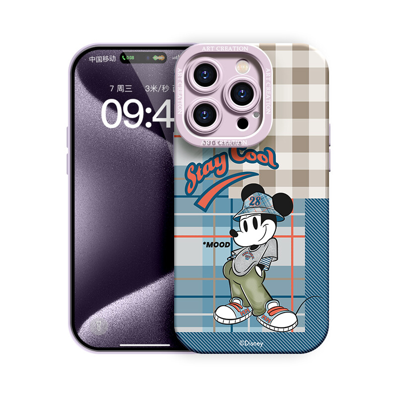 

Чехол для телефона с перьями/YOOPOO Feather, NDFMS0148 Patchwork Mickey Mouse Caramel Color