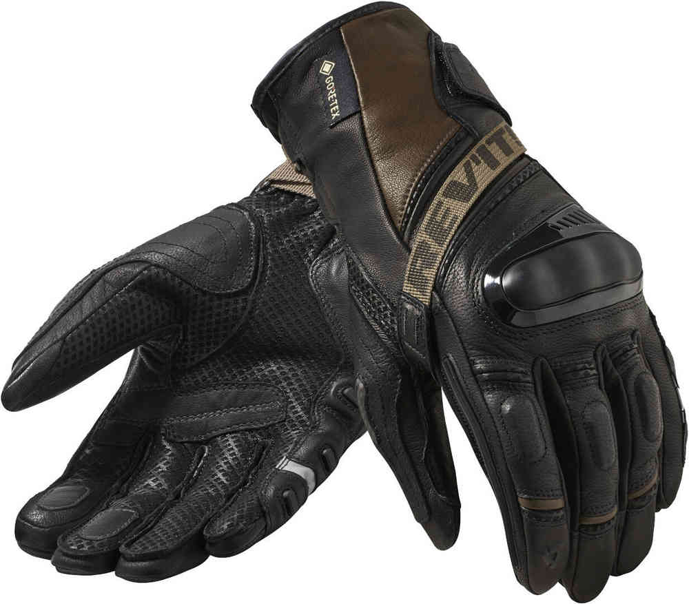 цена Мотоциклетные перчатки Dominator 3 GTX Revit, черный/песочный