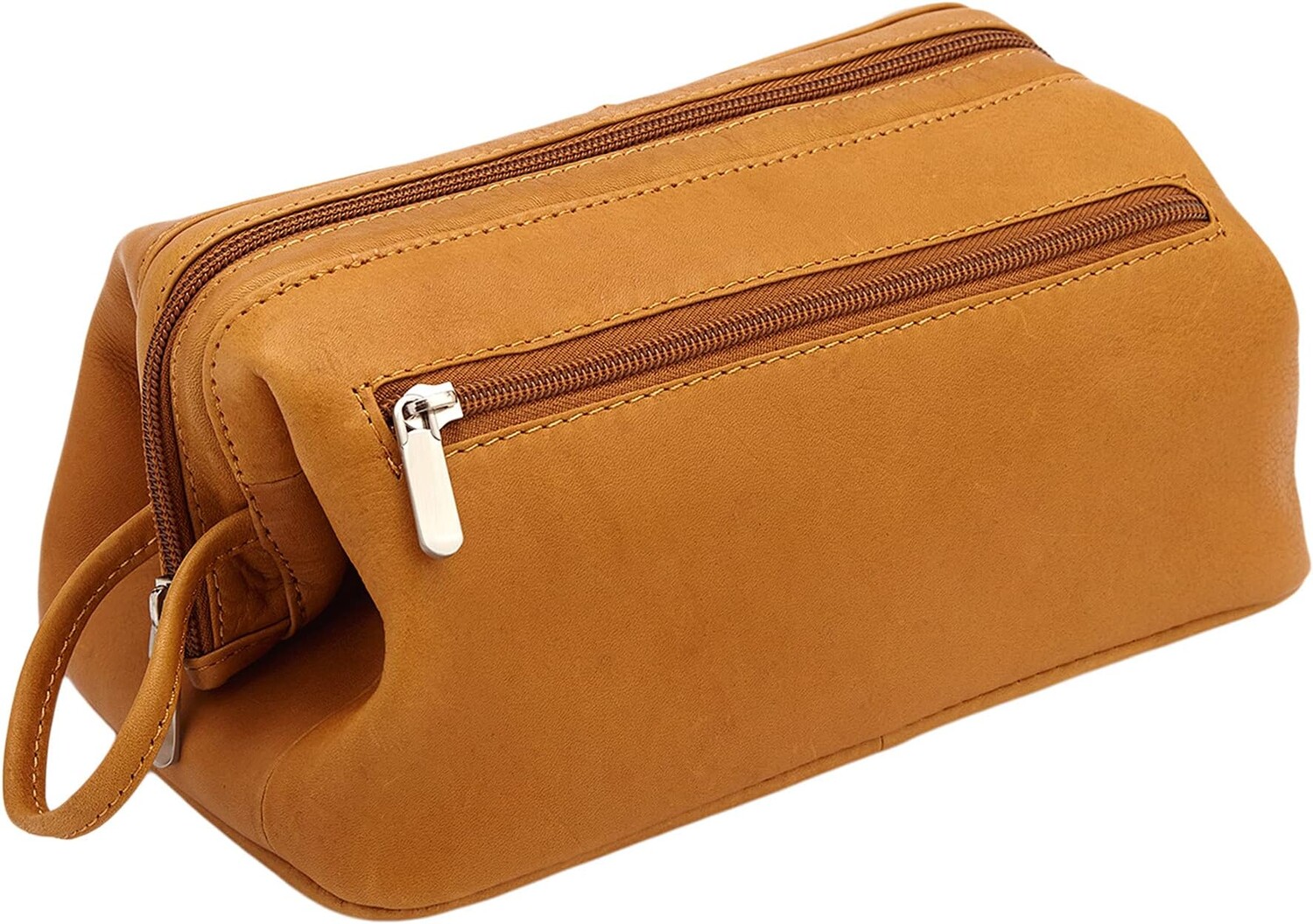 

Косметичка Classic Leather Toiletry Bag ROYCE New York, цвет Tan