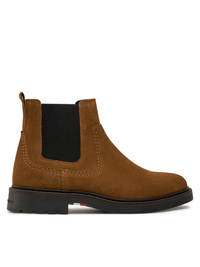 

Ботинки Челси Tommy Hilfiger Botines Chelsea Light Hilfiger Suede Chelsea, коричневый