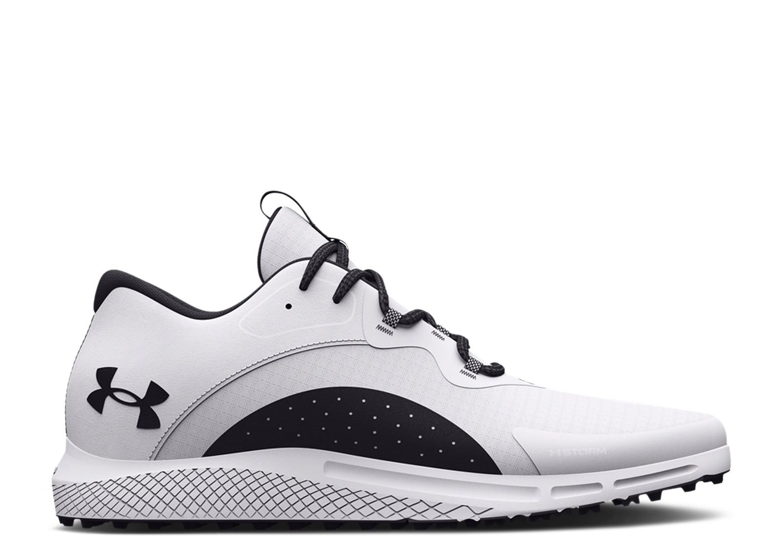 

Кроссовки Under Armour Charged Draw 2 Spikeless Golf 'White Black', белый