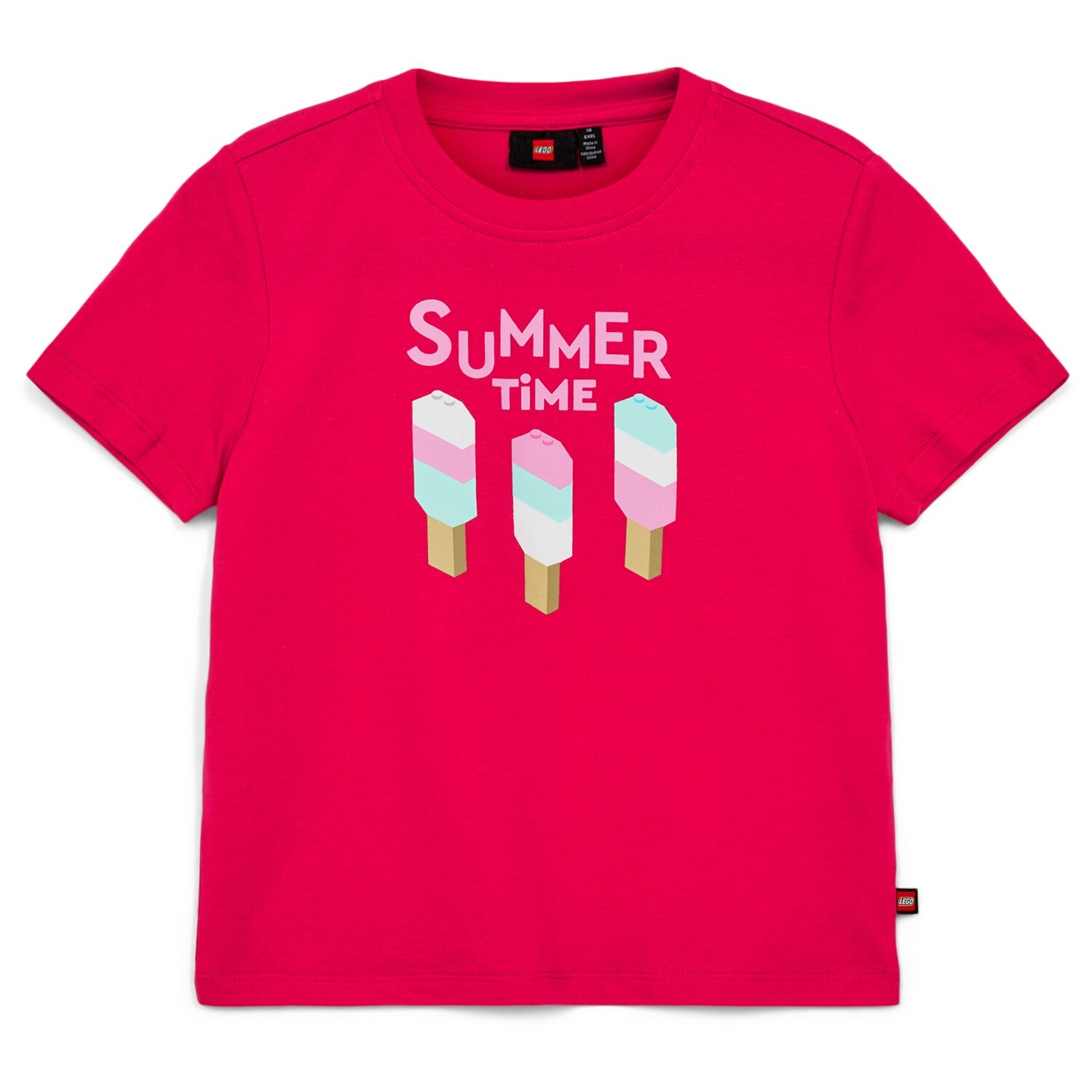 

Футболка Lego Kid's Tano 312 S/S, цвет Dark Pink, Красный