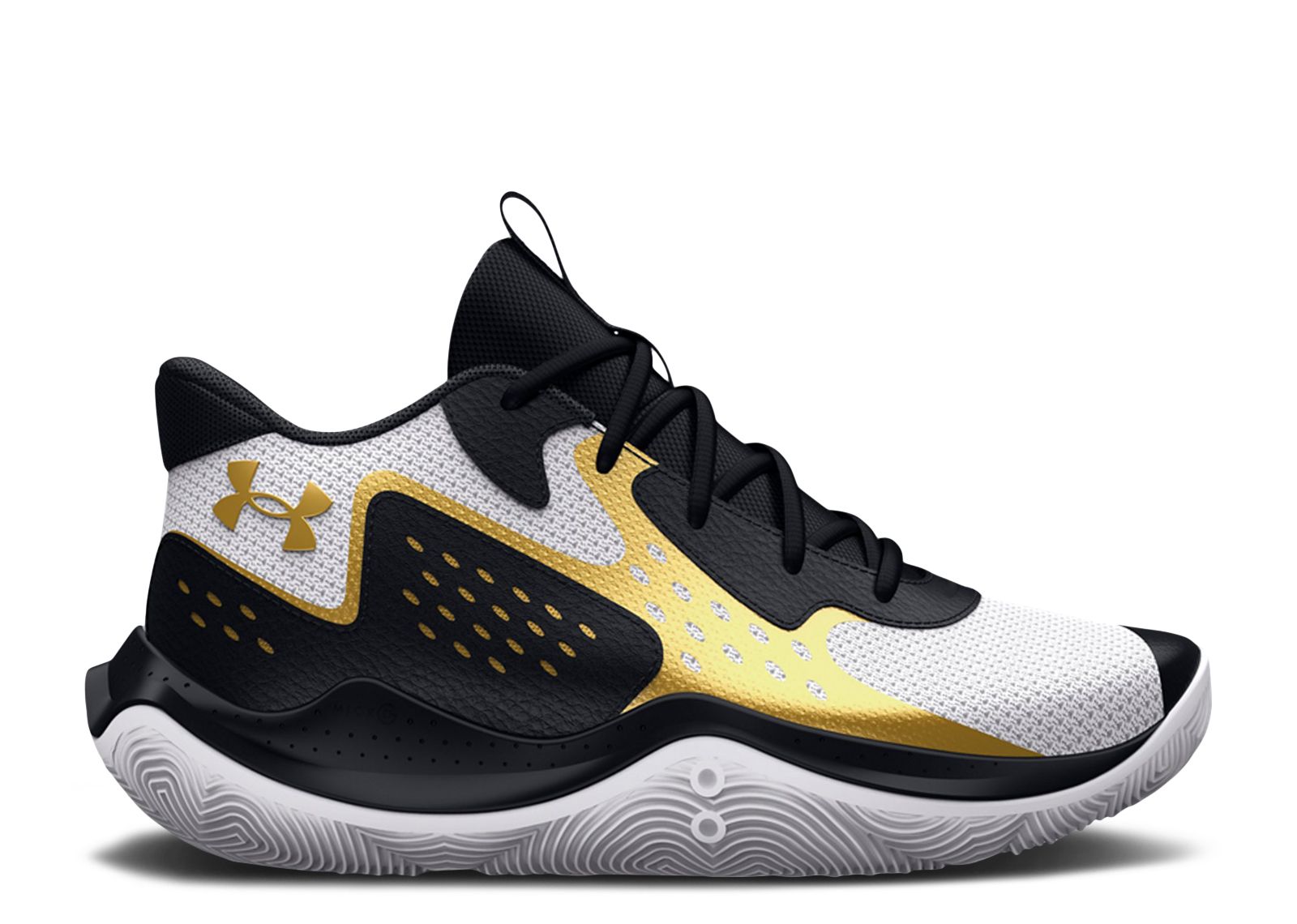 

Кроссовки Under Armour Jet '23 Gs 'White Black Gold', белый