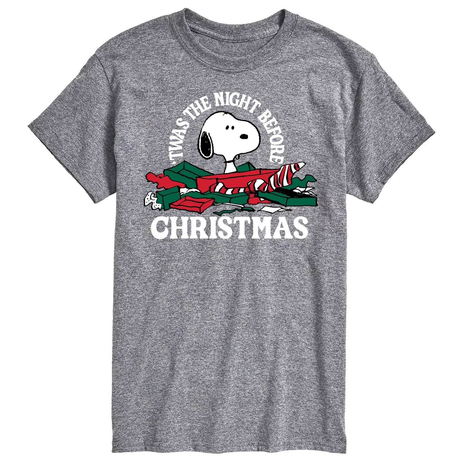 Рождественская футболка Big & Tall с арахисом License