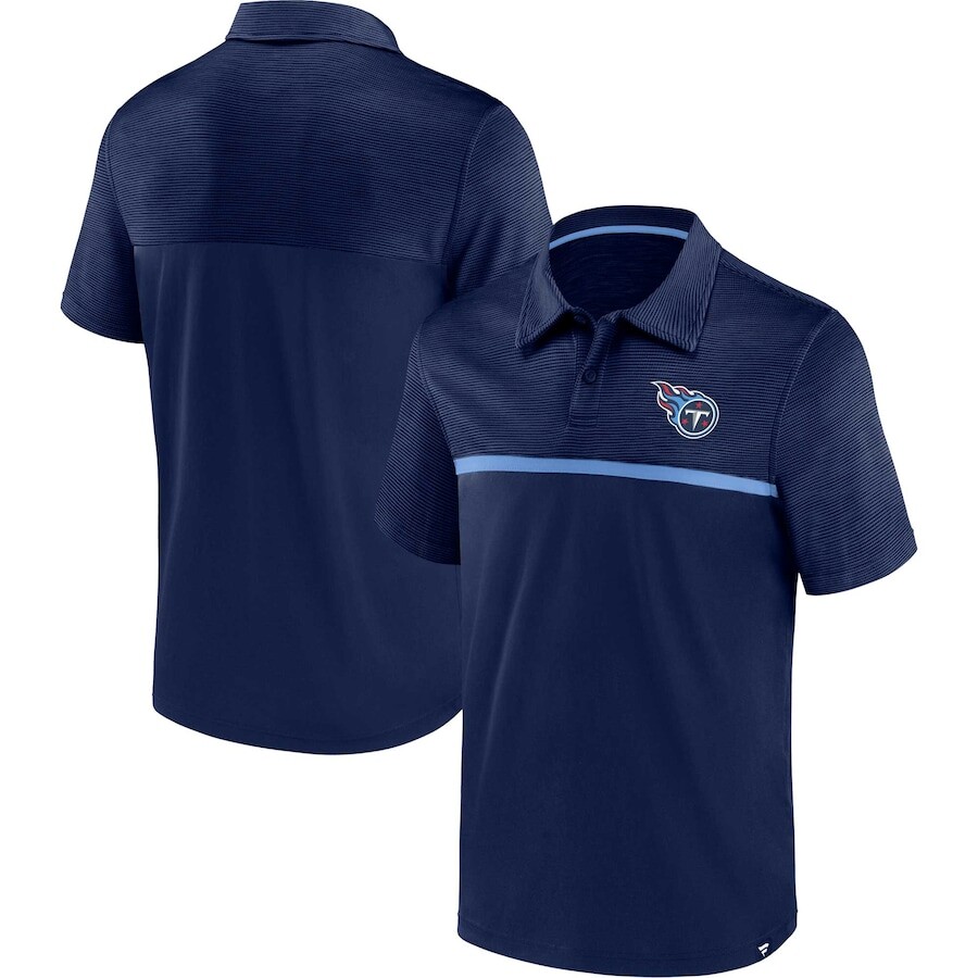 

Поло с коротким рукавом Fanatics Branded Tennessee Titans, нави