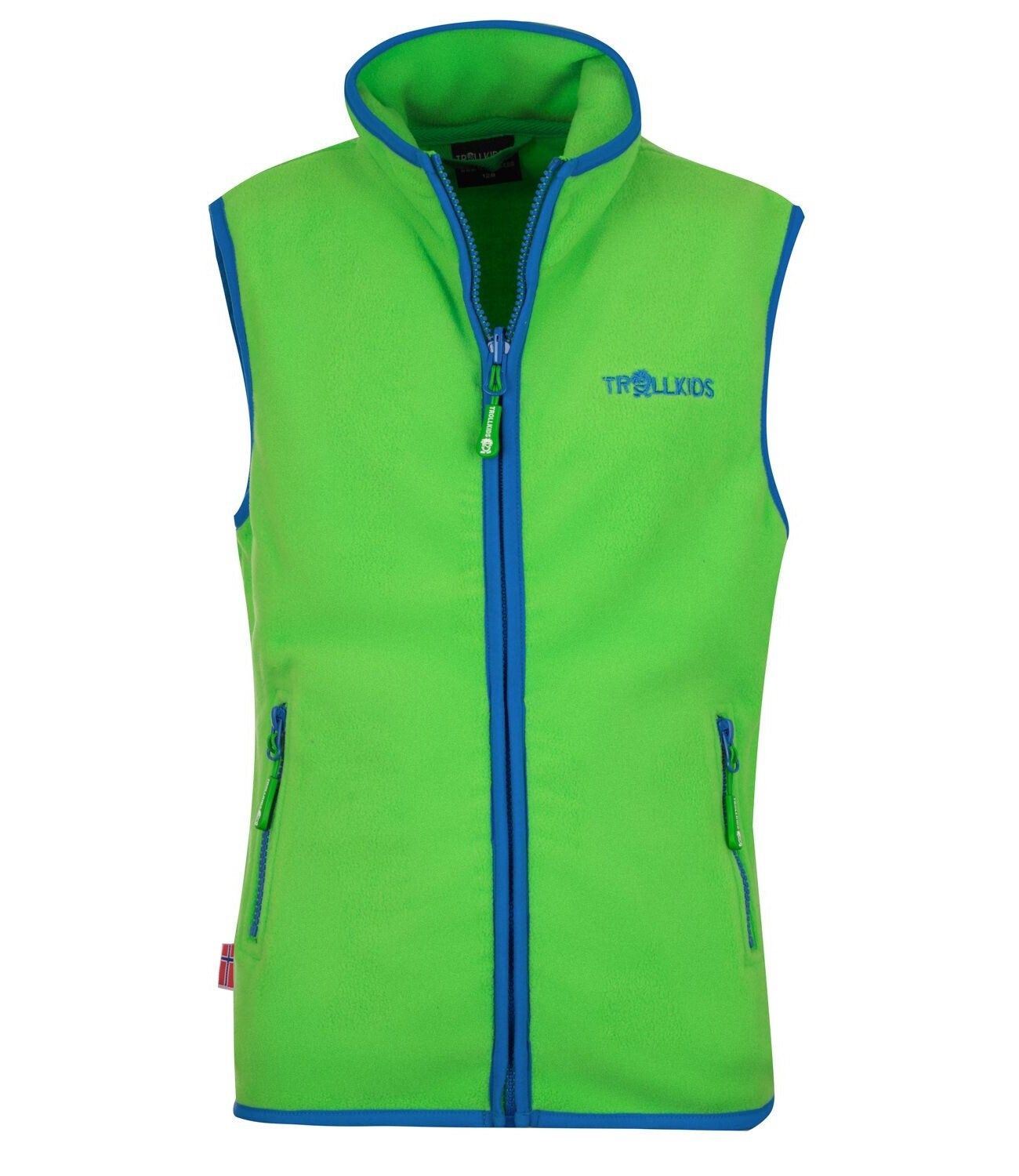 

Утепленный жилет Trollkids Fleece Arendal, светло зеленый