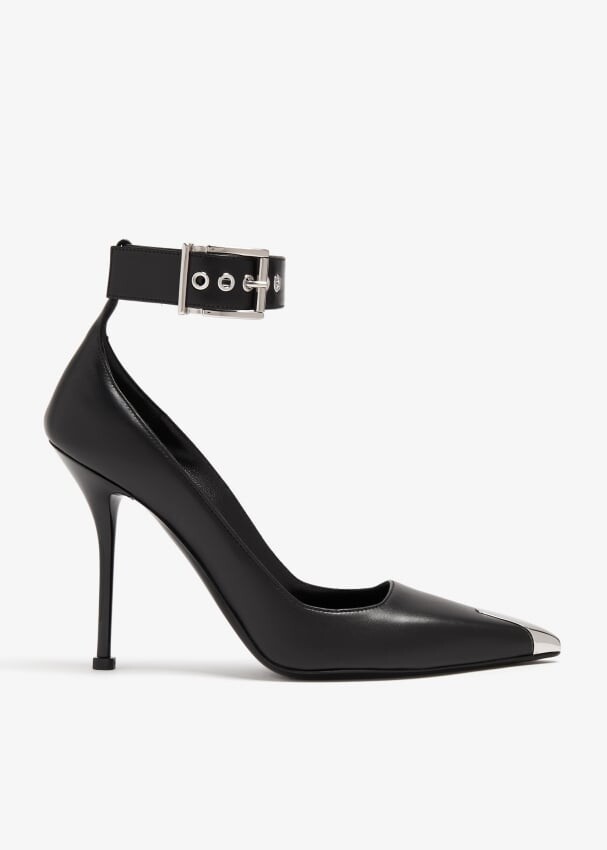 

Туфли Alexander Mcqueen Punk Buckle, черный