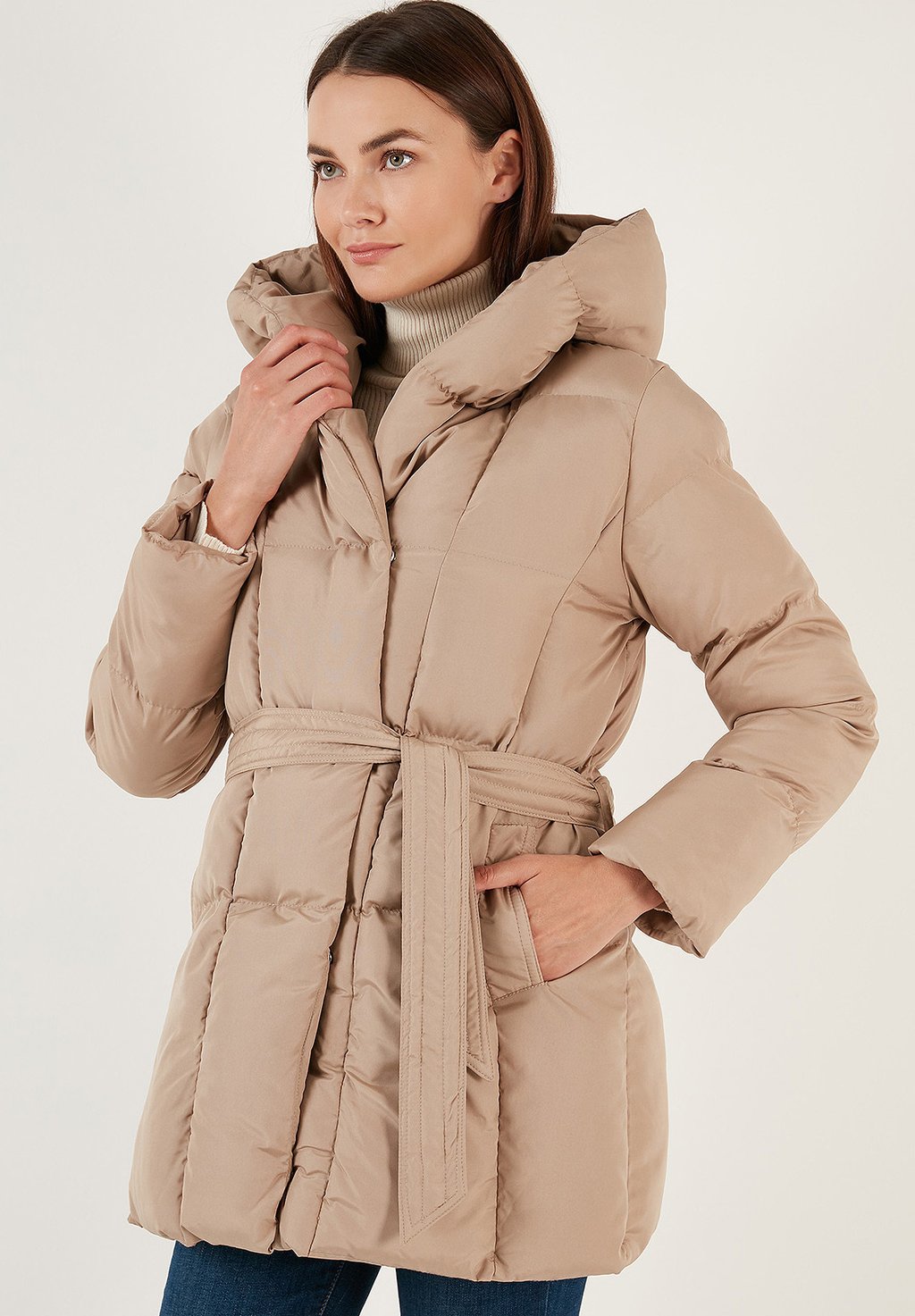 Зимнее пальто REGULAR FIT LELA, цвет mink зимнее пальто regular fit lela цвет stone