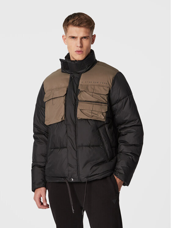 

Пуховик стандартного кроя G-Star Raw, черный