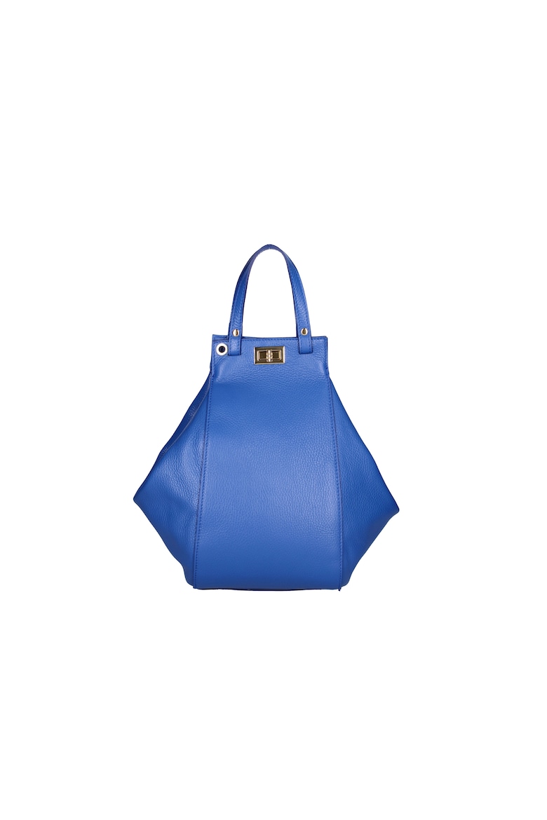 Кожаная сумка-хобо Viola Castellani, синий