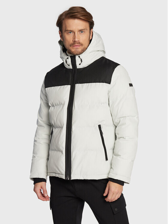 

Пуховик стандартного кроя Dkny, серый