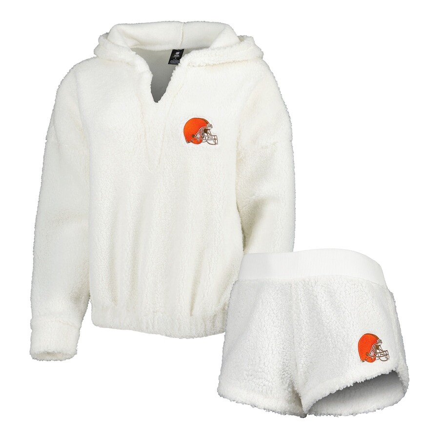 

Пижамный комплект Concepts Sport Cleveland Browns, кремовый