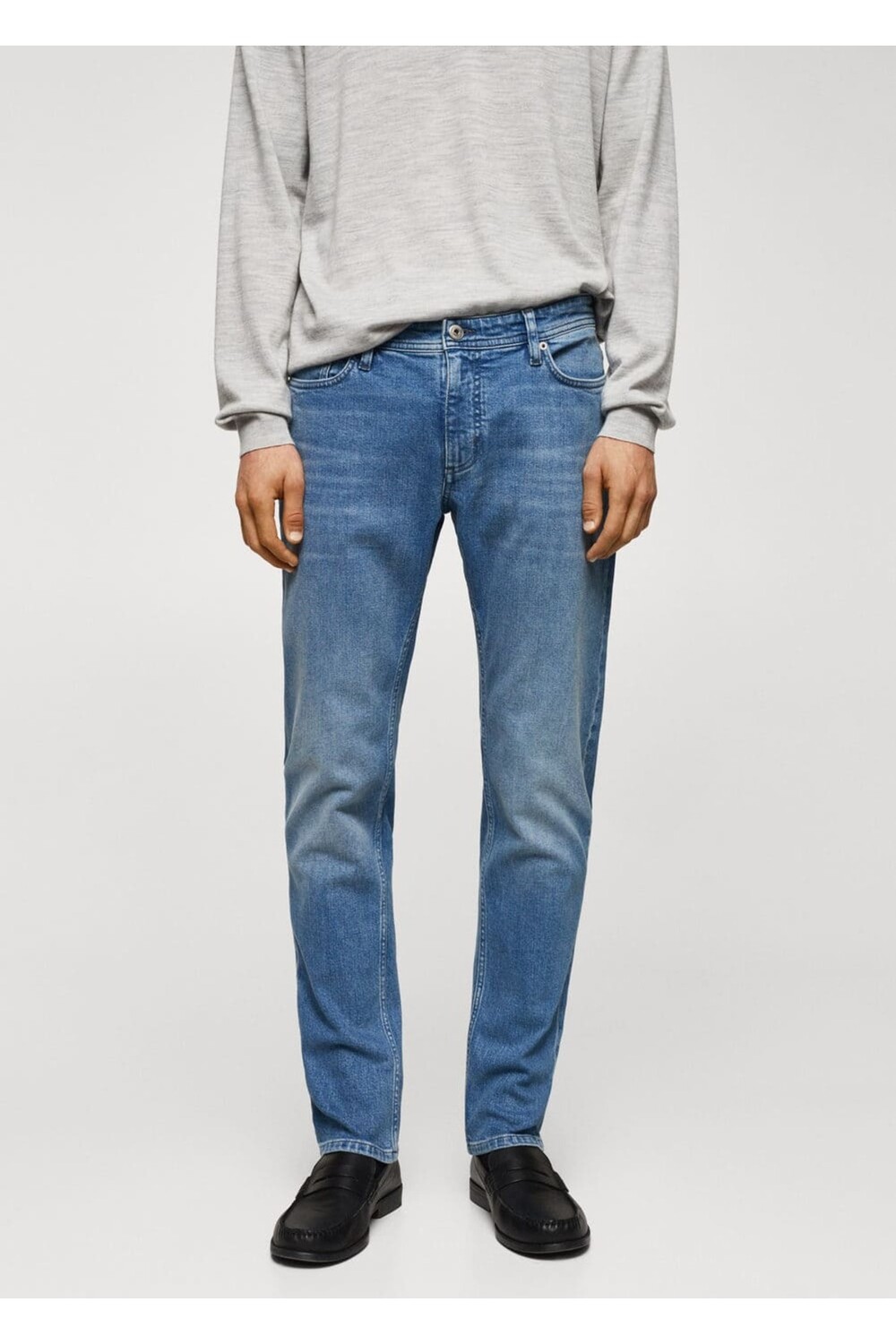 

Джинсы Jan Slim fit Mango, синий