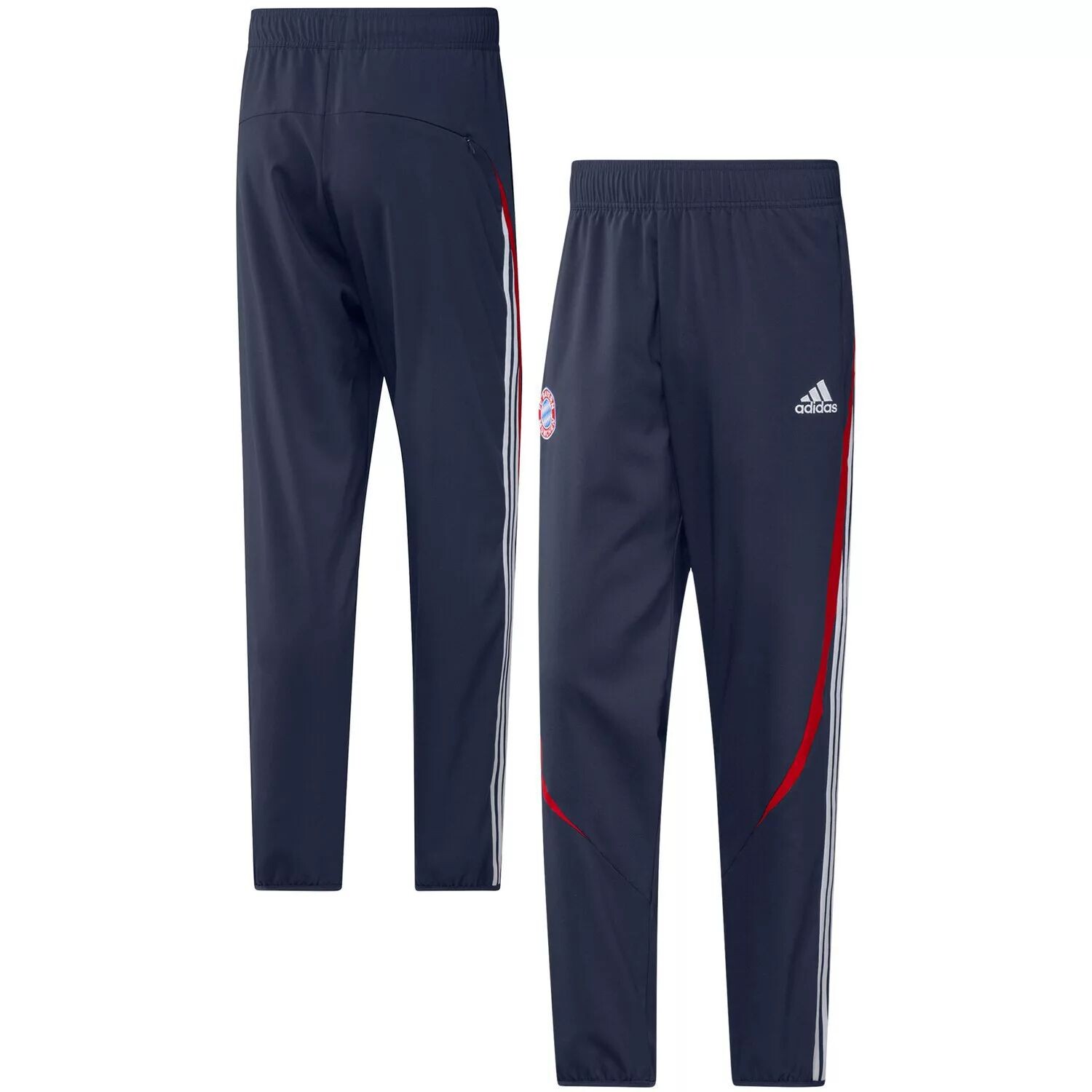 

Мужские темно-синие тканые брюки Bayern Мюнхен Teamgeist adidas, Синий