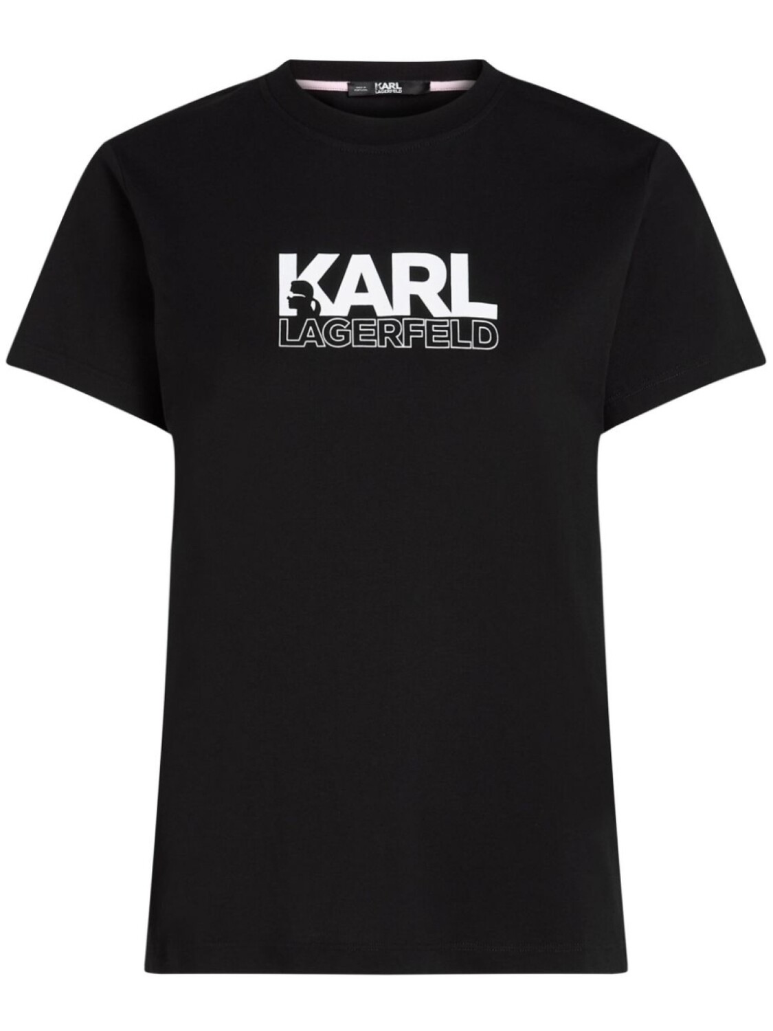 

Karl Lagerfeld футболка с логотипом Stack, черный