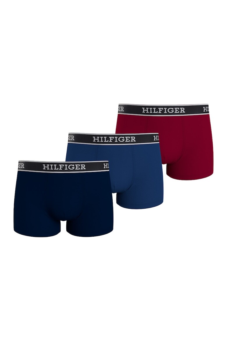 

Боксеры с логотипом, 3 пары Tommy Hilfiger, синий