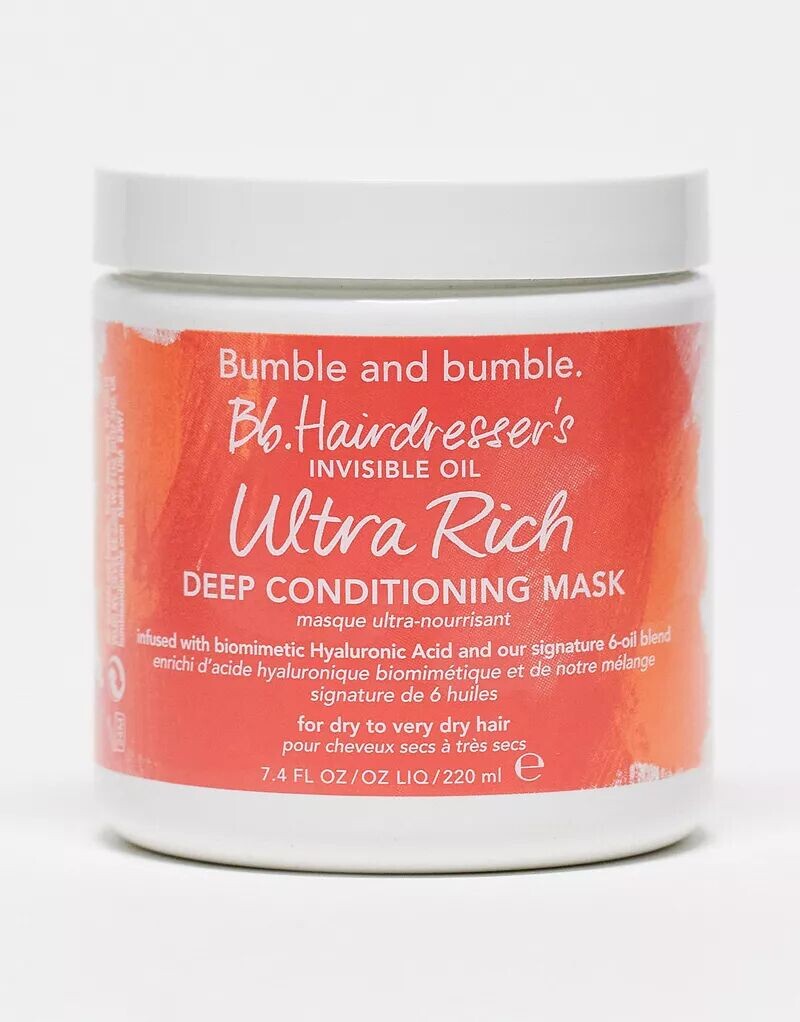 

Bumble and Bumble – Hairdressers Invisible Oil Ultra Rich Deep Conditioning Mask – Насыщенная маска для волос, 200 мл