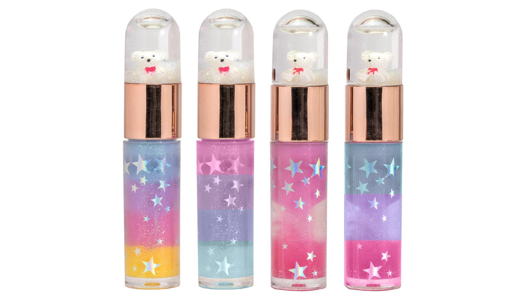 

Bear glitter efect блеск для губ, 1 шт, в ассортименте Martinelia