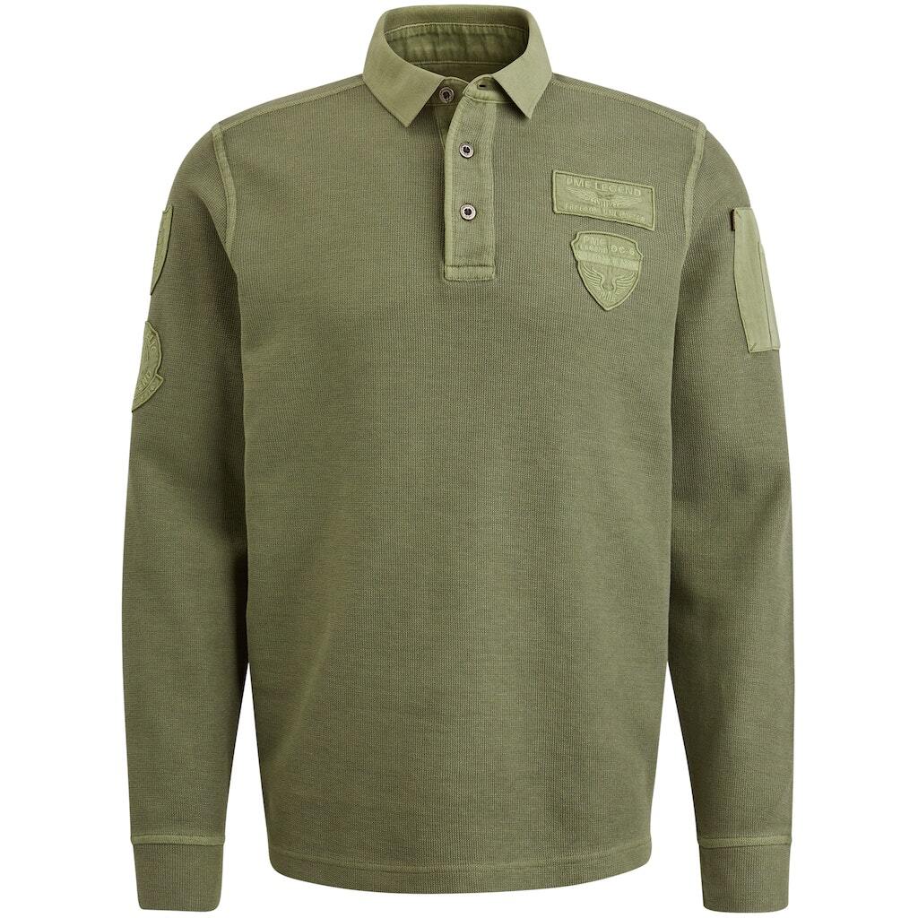 Лонгслив PME Legend Langarmshirt, цвет Deep Lichen Green