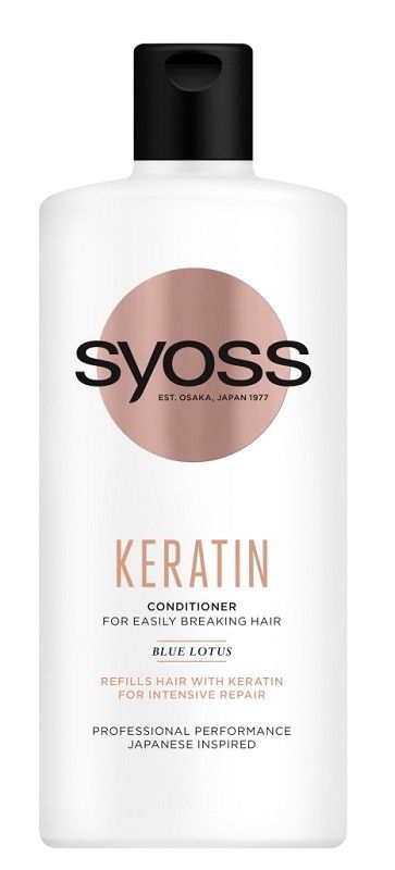 Syoss Keratin Кондиционер для волос, 440 ml кондиционер для волос acondicionador rizos pro syoss 440 ml