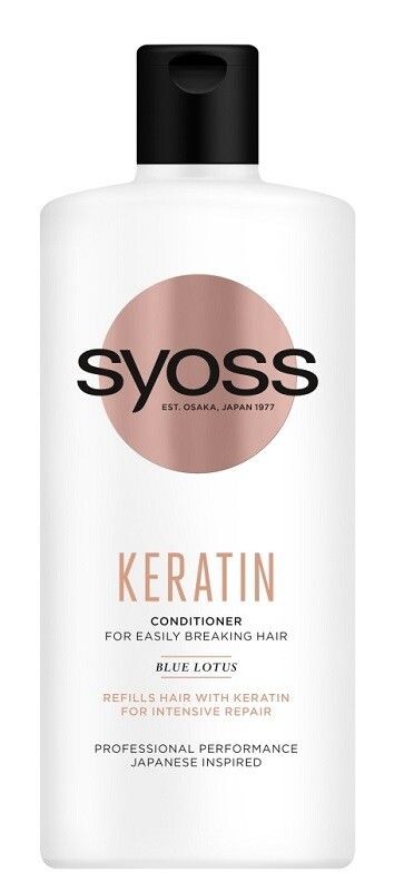 Syoss Keratin Кондиционер для волос, 440 ml syoss keratin шампунь 440 ml