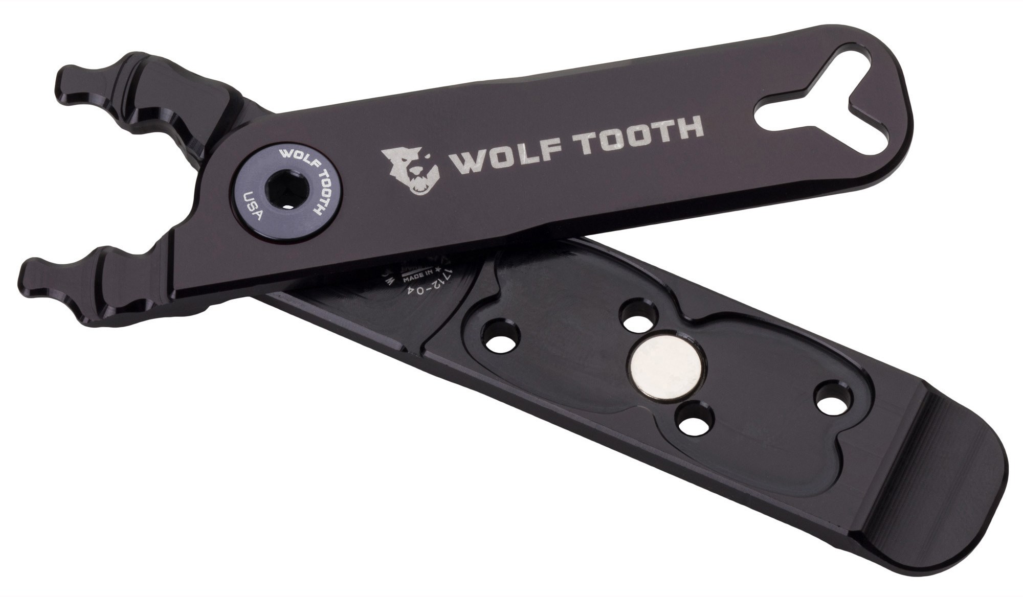 Многофункциональные плоскогубцы Master Link Wolf Tooth Components, черный светящаяся крышка клапана шины s флуоресцентная крышка стержня шины ночник светящийся колпачок клапана колпачок клапана для автомобиля