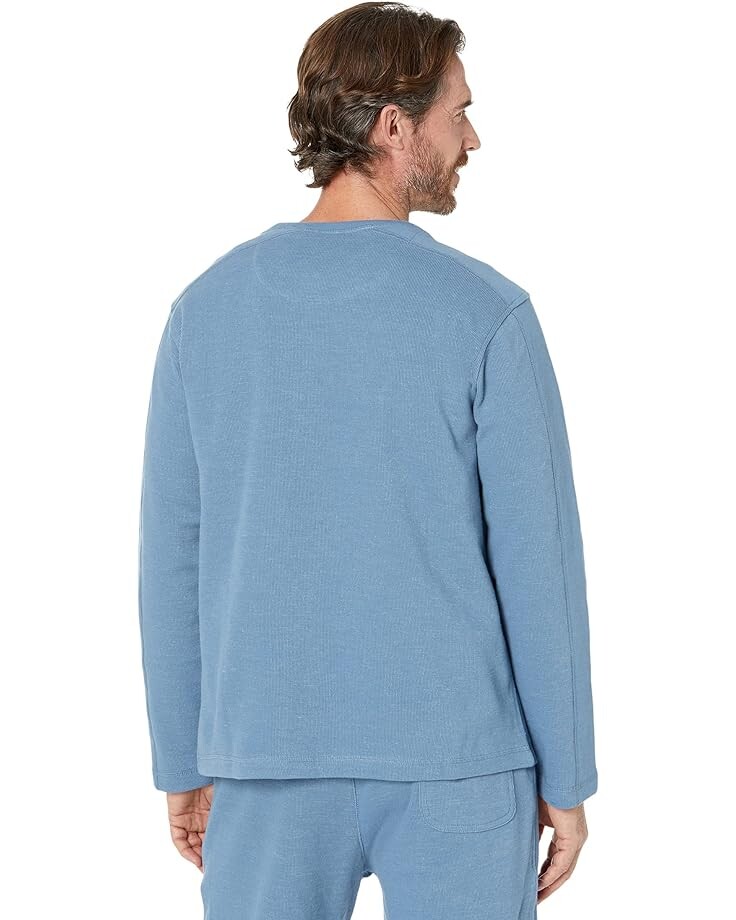 

Топ Tommy Bahama French Rib Knit Crew Top, цвет Heather Blue