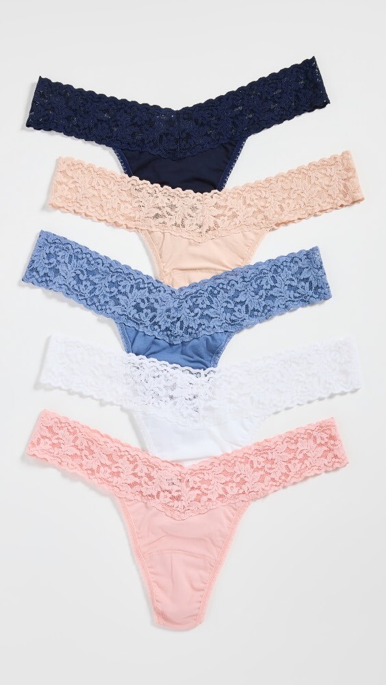 

Стринги Hanky Panky Cotton Low Rise 5 шт, разноцветный