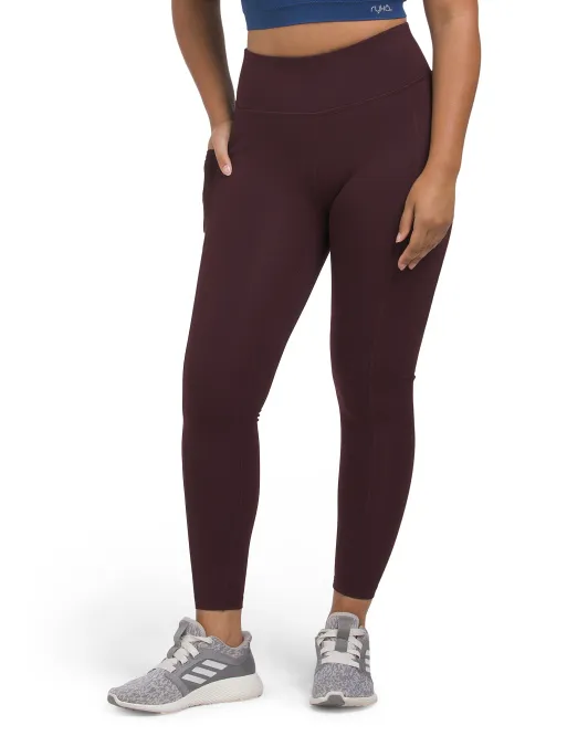 

Балансирующие компрессионные колготки с высокой талией Dkny Sport, цвет Currant