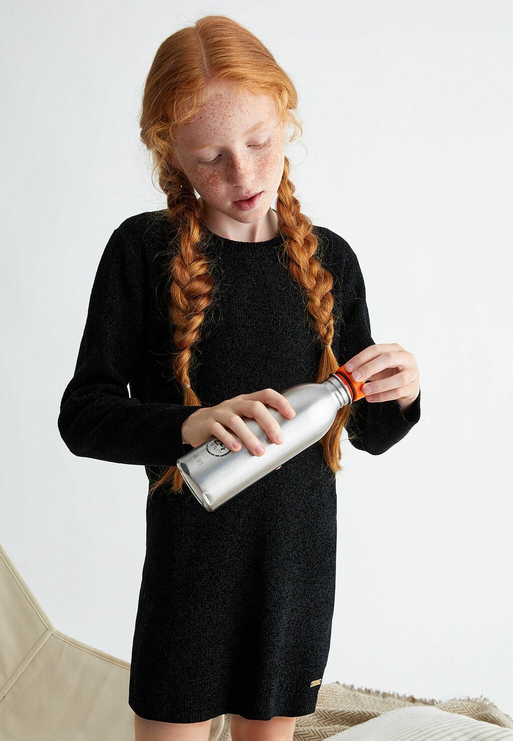 

Трикотажное платье Liu Jo Kids, черное