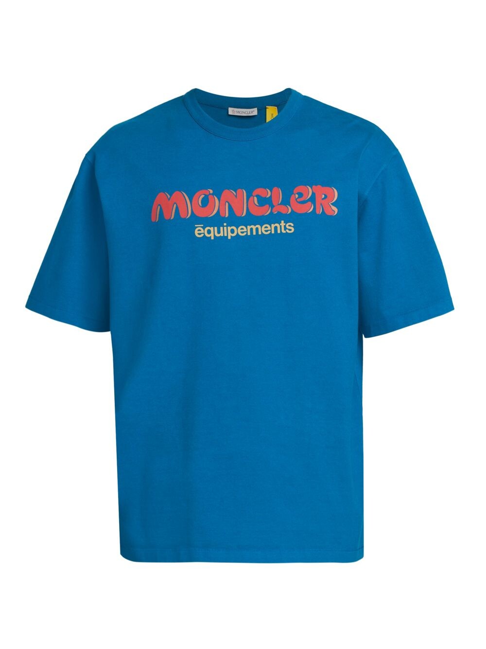 

Футболка Moncler x Salehe Bembury с круглым вырезом и логотипом Moncler Genius, нави, Синий