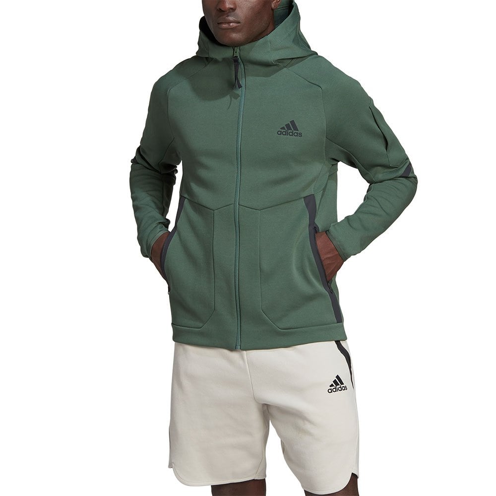 Толстовка adidas Sportswear Designed For Gameday Full Zip, зеленый купить  выгодно в иностранном интернет-магазине по доступной цене с платформой  CDEK.Shopping