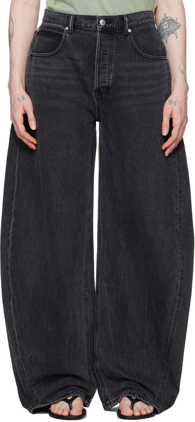 Черные джинсы с пышной юбкой Alexander Wang