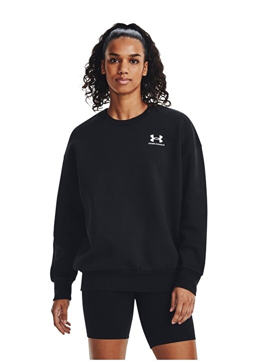 

Черная женская толстовка с круглым вырезом Under Armour, Черный