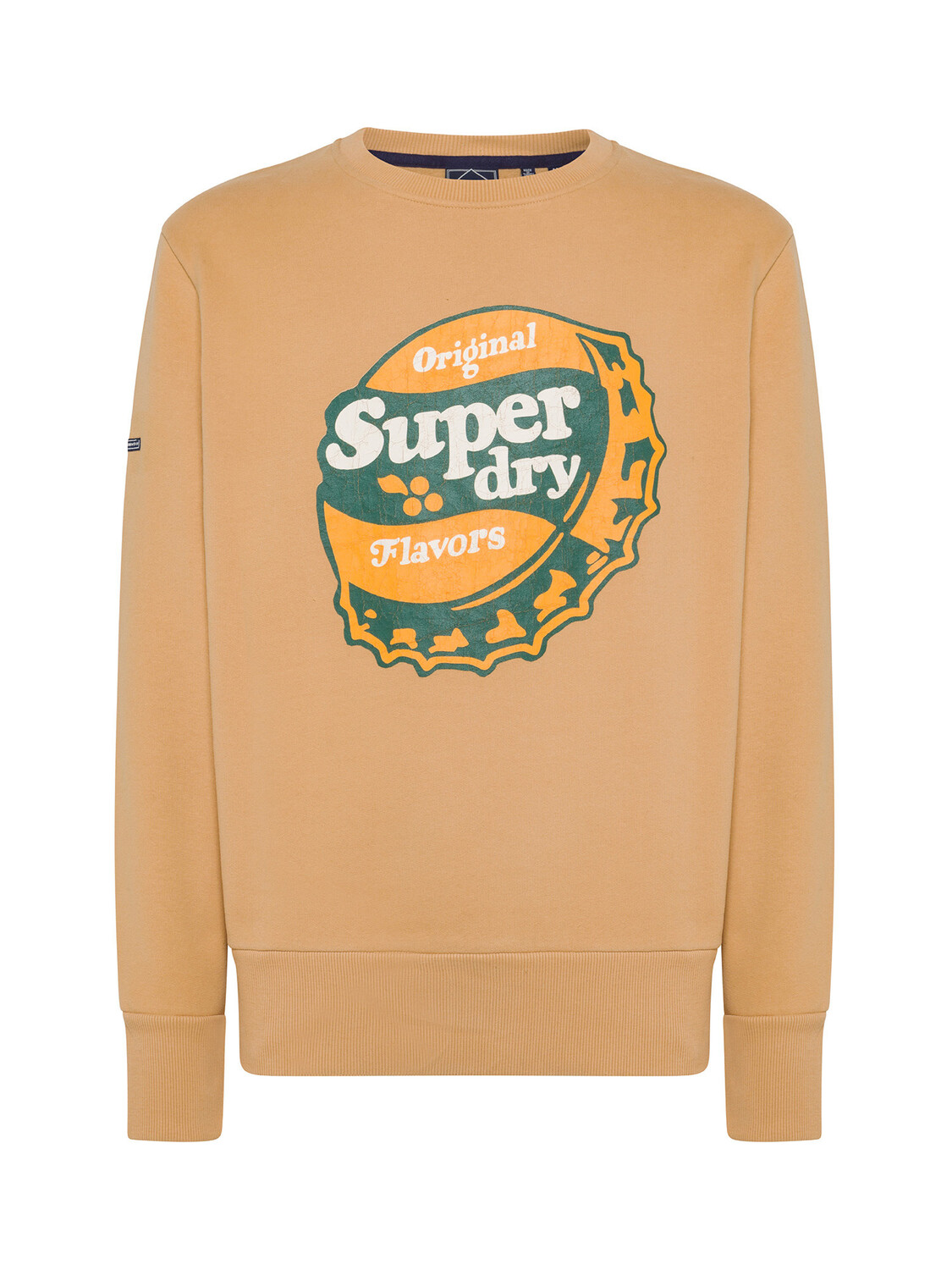 

Superdry толстовка с круглым вырезом и принтом, желтый