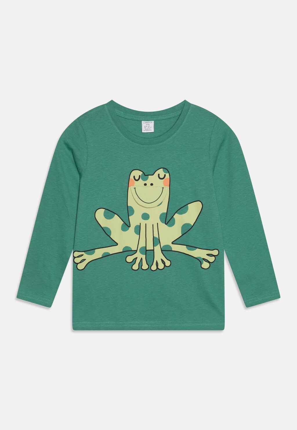 

Топ с длинными рукавами LONGSLEEVED FROG Lindex, цвет dark dusty green