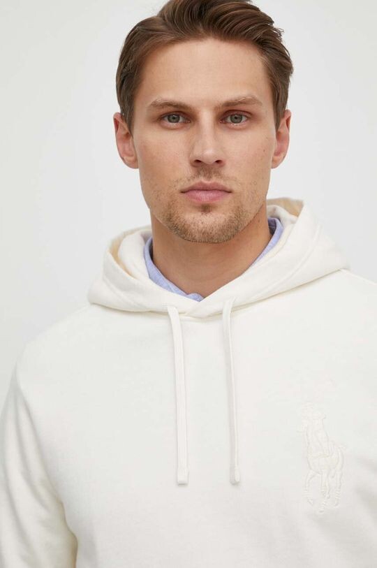 

Хлопковая толстовка Polo Ralph Lauren, бежевый