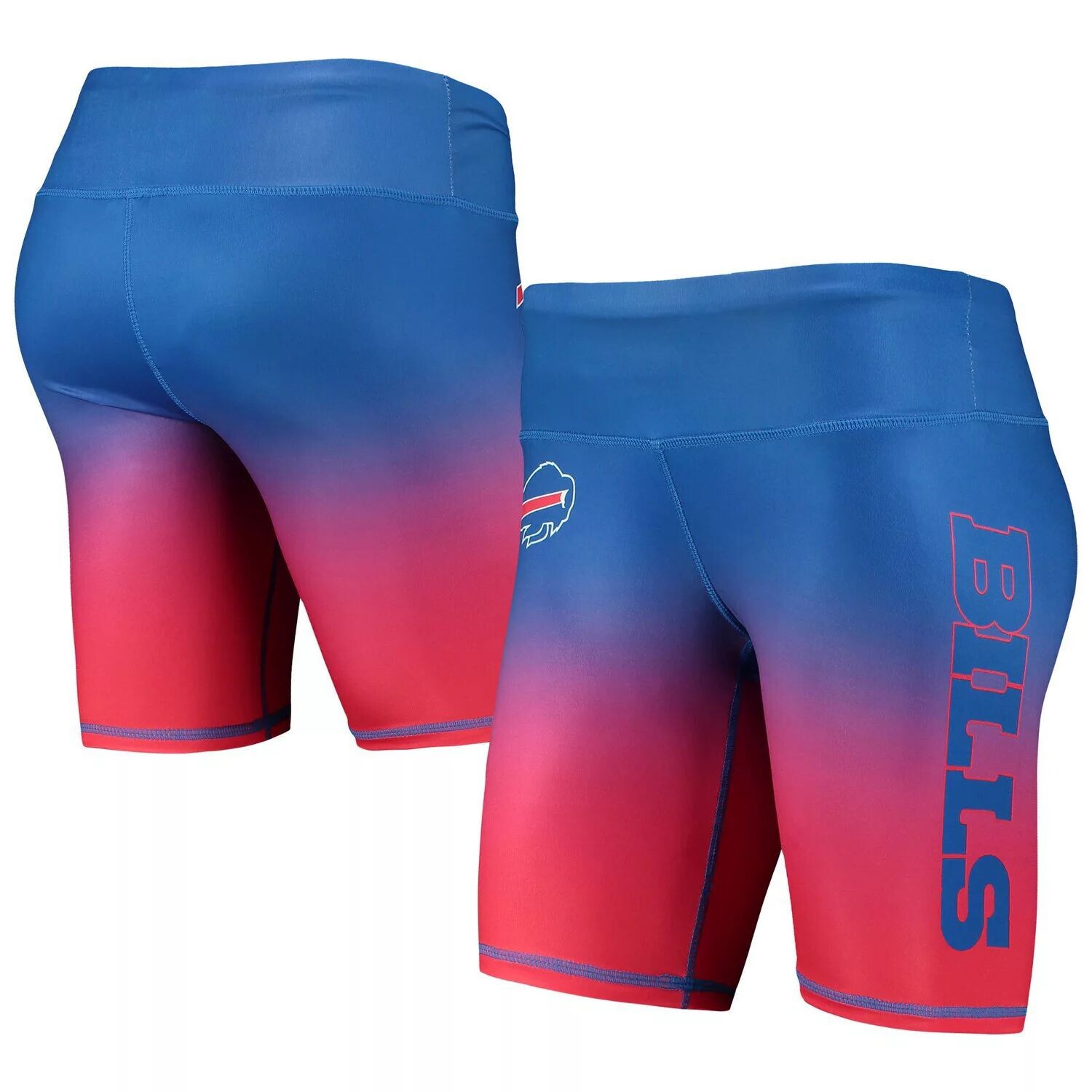 

Женские байкерские шорты с градиентом FOCO Royal Buffalo Bills