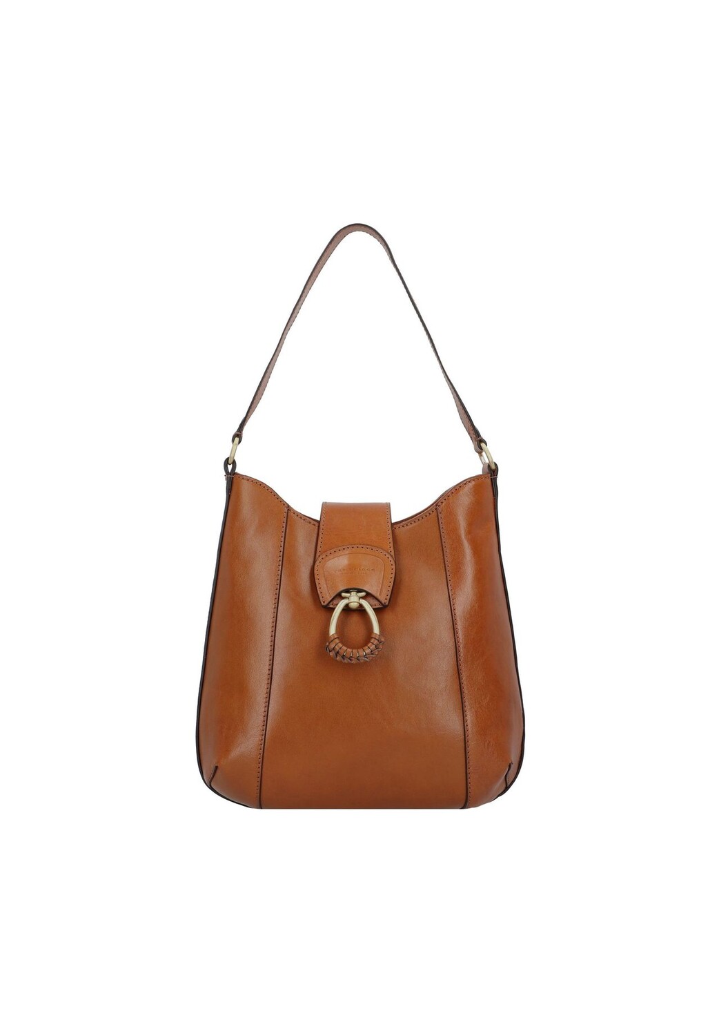 

Сумка через плечо Erica кожаная 30 см THE BRIDGE, цвет Cognac