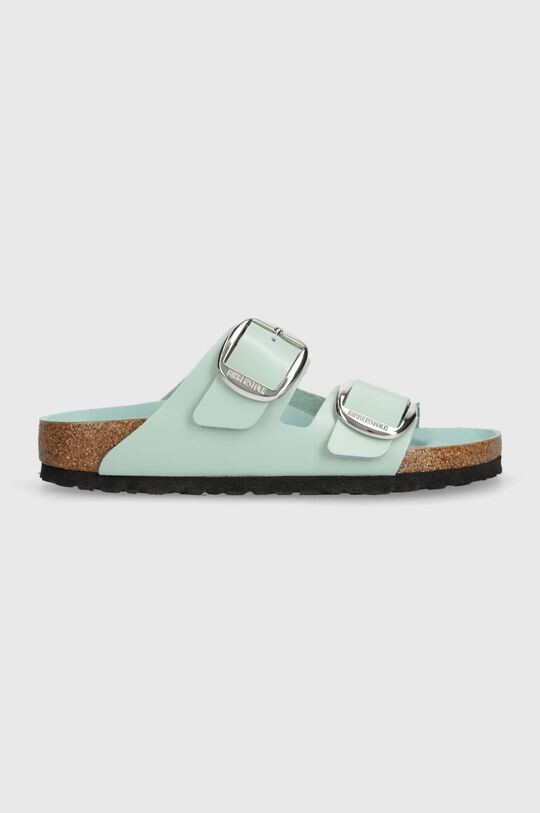 

Кожаные шлепанцы Arizona с большой пряжкой Birkenstock, бирюзовый